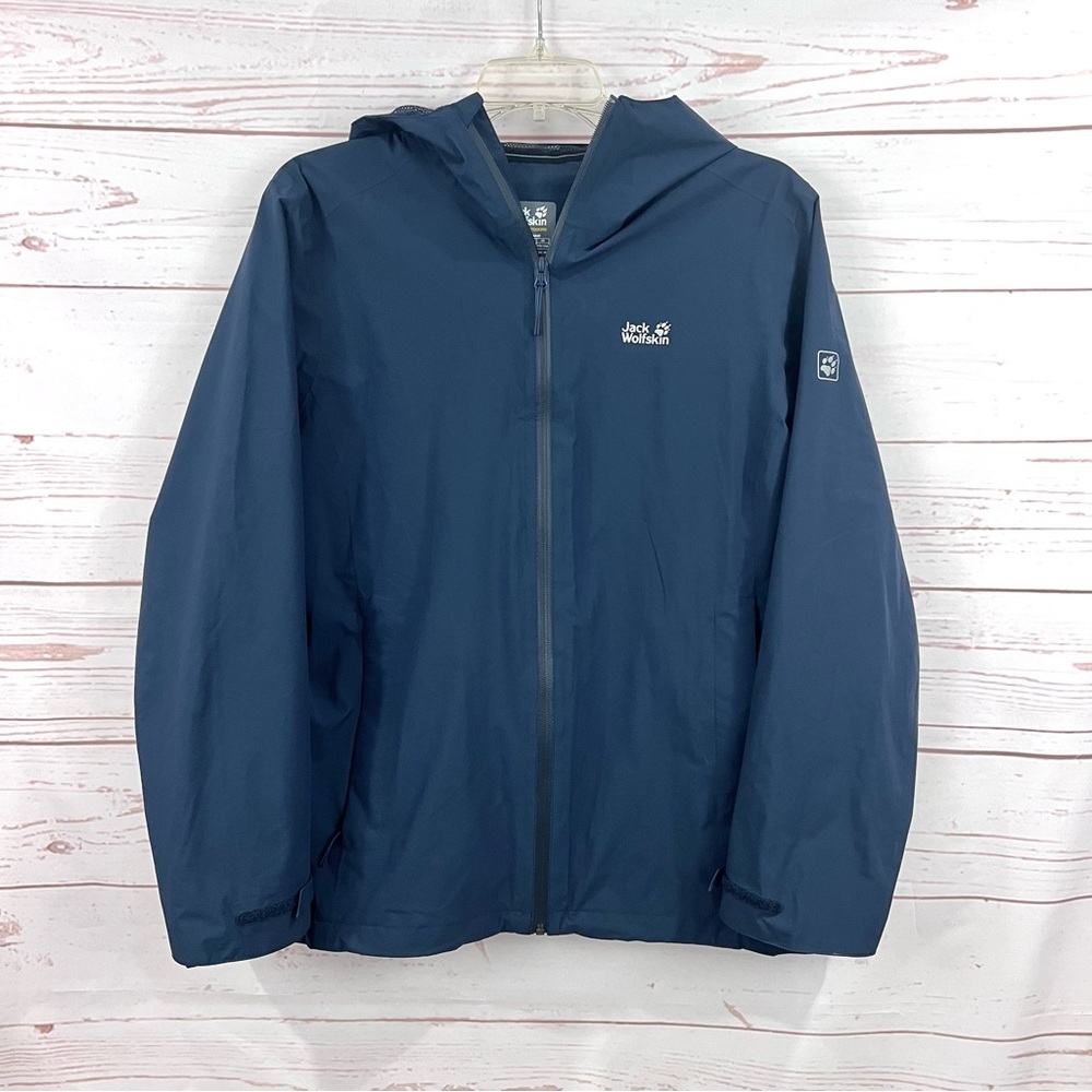 Jack Wolfskin Texapore Waterproof Windproof Hooded Rain Jacket Prelight Tempest